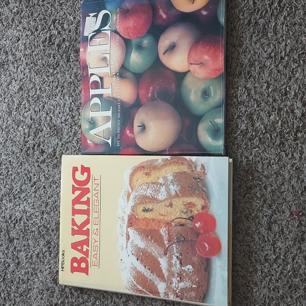 Baking Easy and Elegant cooking book and Apples cooking book